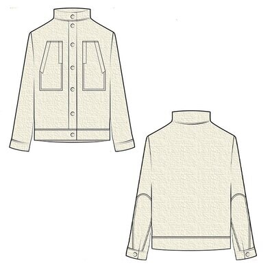 Day Jacket PDF Pattern Sizes XS - 5X (Download)