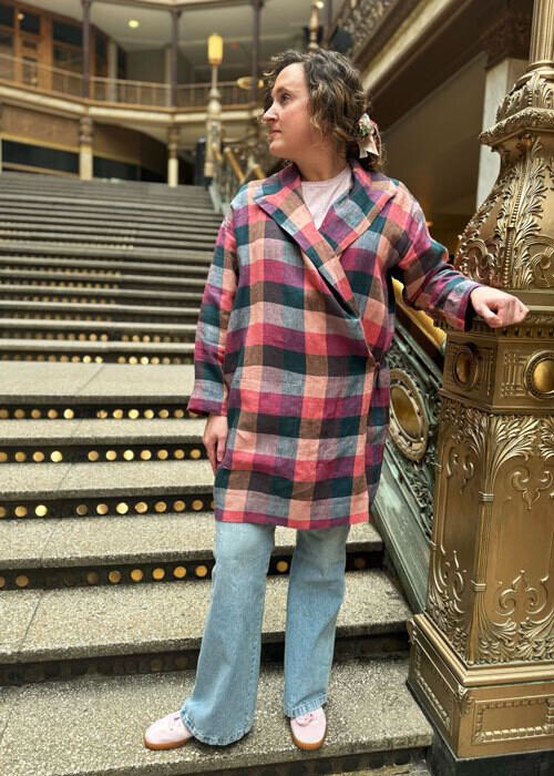 Carnelian Coat Kit - Plaid