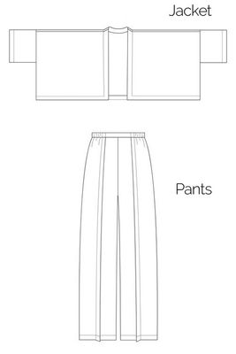 Plaza Jacket &amp; Pants Digital PDF Pattern (Download)