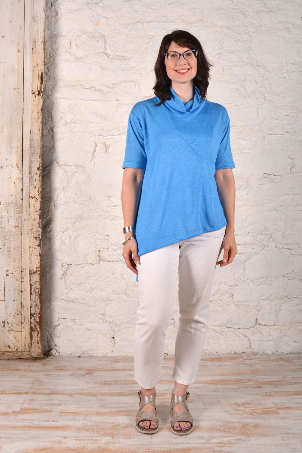 The Barcelona Top in jersey knit