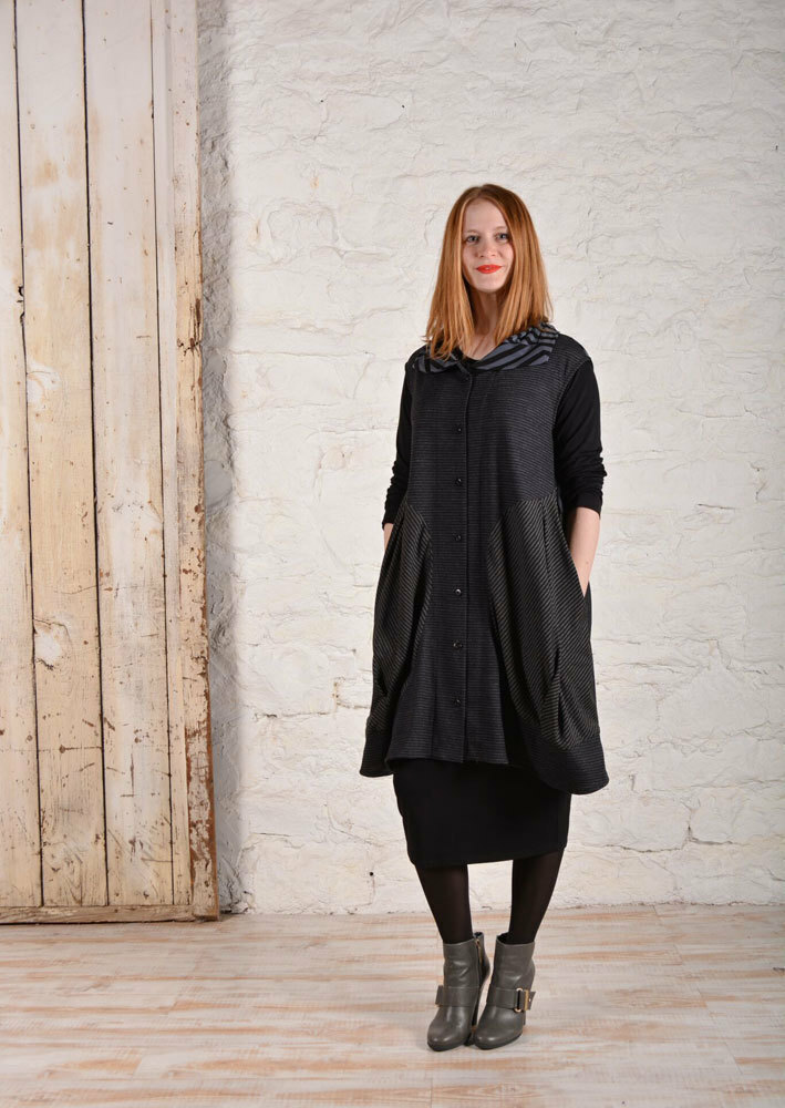 Fillmore Duster in Knit Stripe Mix Fillmore Duster in Knit Stripe Mix