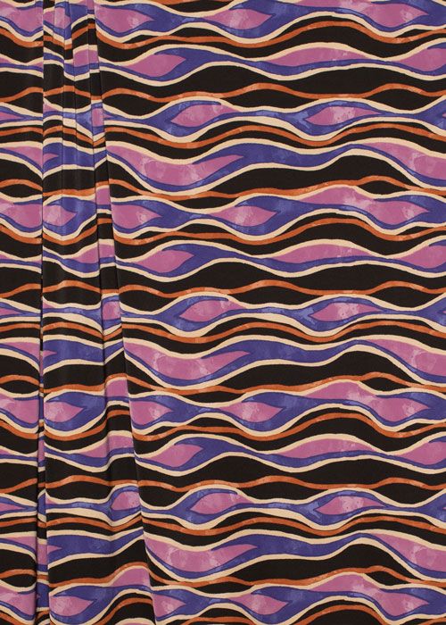 Polyester - Purple Waves