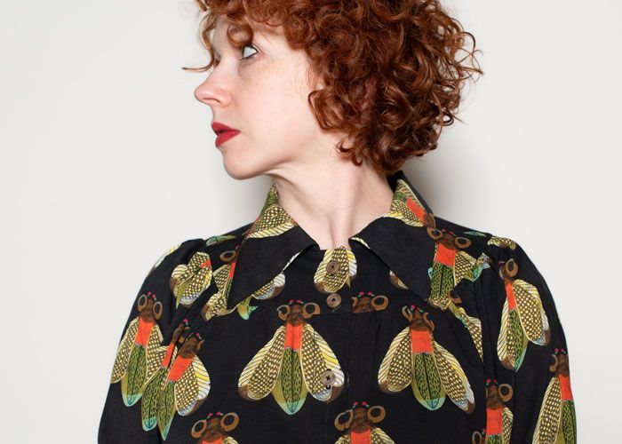 The Byrd Shirt made in rayon challis