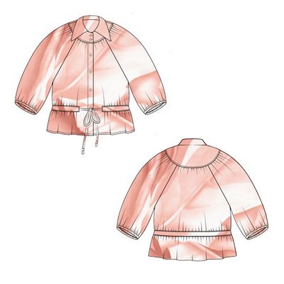 Byrd Blouse PDF Pattern (Download)