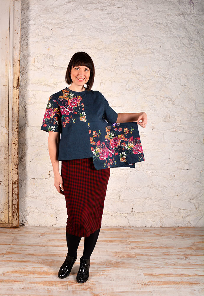 Denim Floral Print