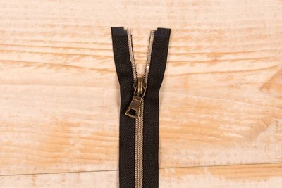 Nylon 24" Zippers: Antique Brass