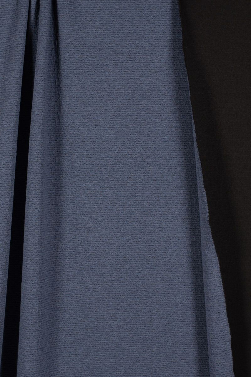 Textured Knit - Smokey Blue &amp; Black