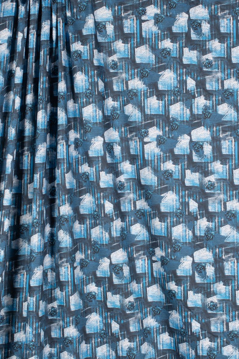 Cotton - Blue Collage