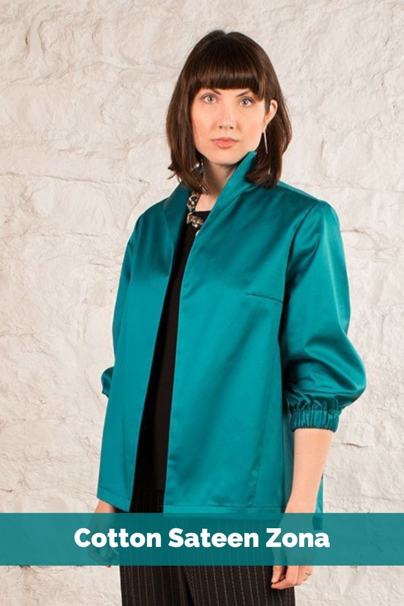 Cotton Sateen Zona Jacket