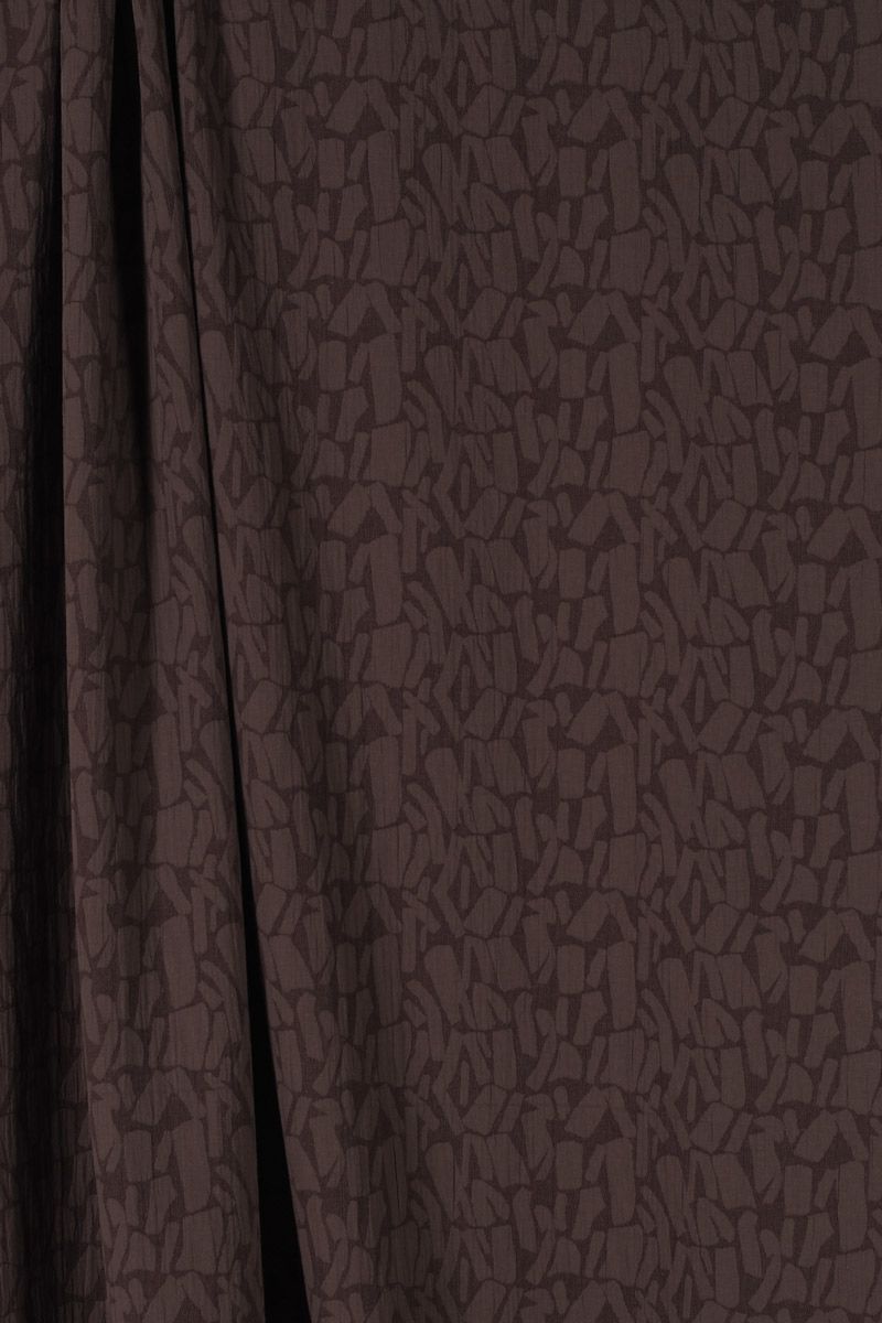 Cotton/Linen Jacquard - Espresso