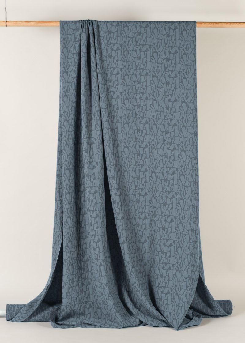 Cotton/Linen Jacquard - Ocean