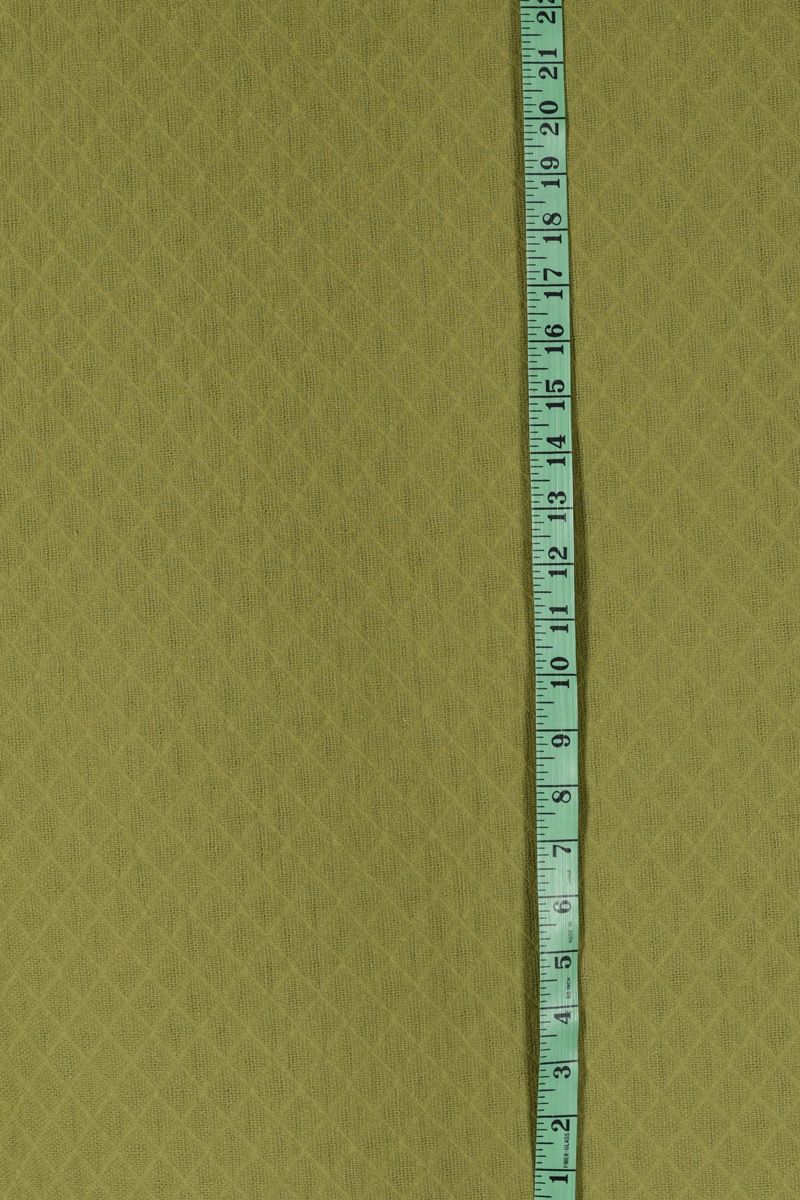 Woven Cotton Jacquard - Pesto