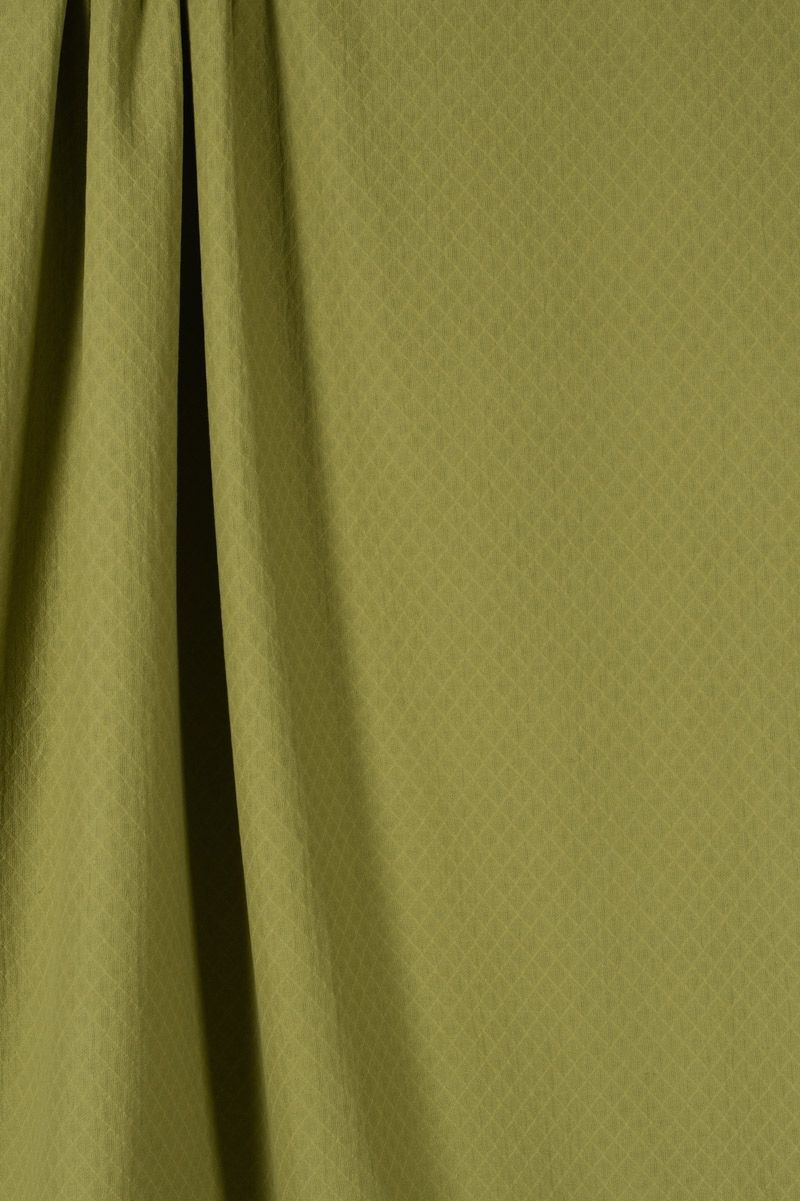 Woven Cotton Jacquard - Pesto