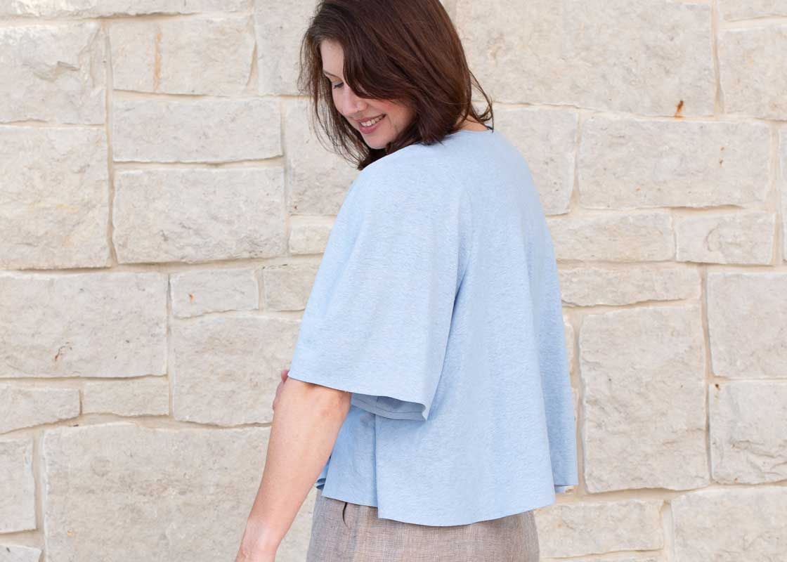 Roma Top made in a knit