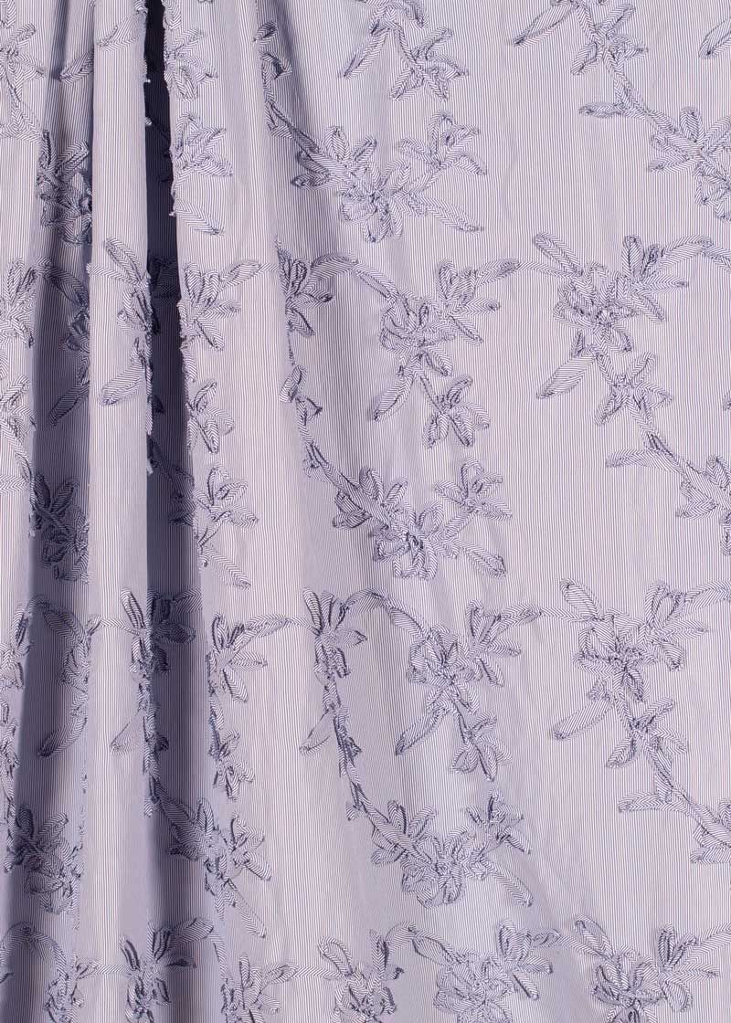 Polyester - Mini Sailor Stripe Ruffle
