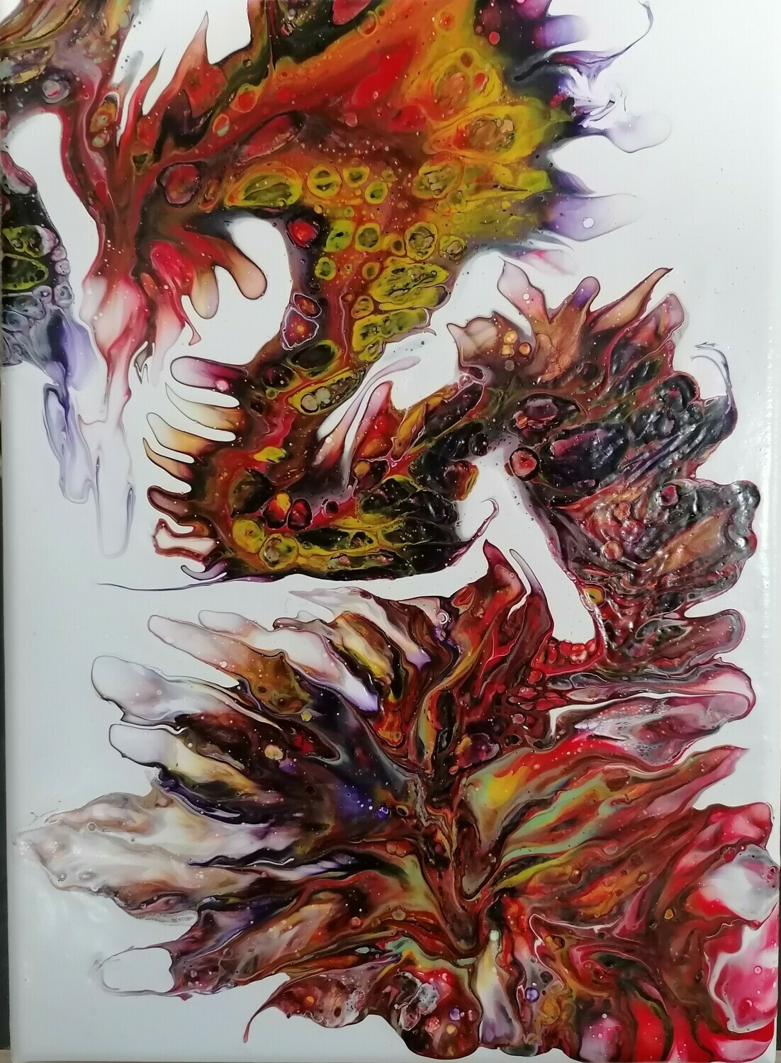 "Dragon", 33x24cm