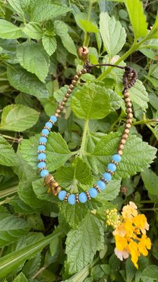 Blue Elephant Bracelet 