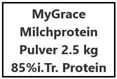 MyGrace Milchproteinpulver 2.5 kg 85%i.Tr. Protein