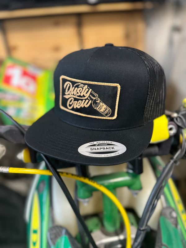 Black Whisky Throttle Trucker Hat