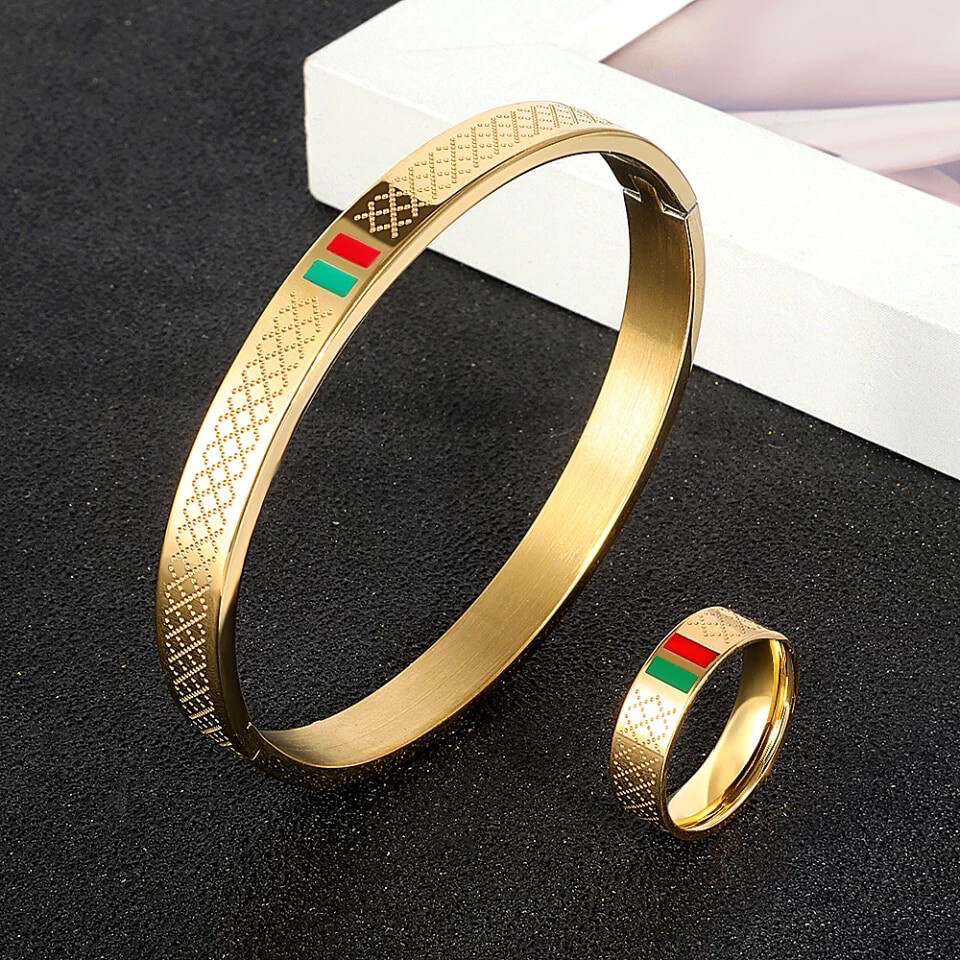 Luxury Bracelet and Ring Set