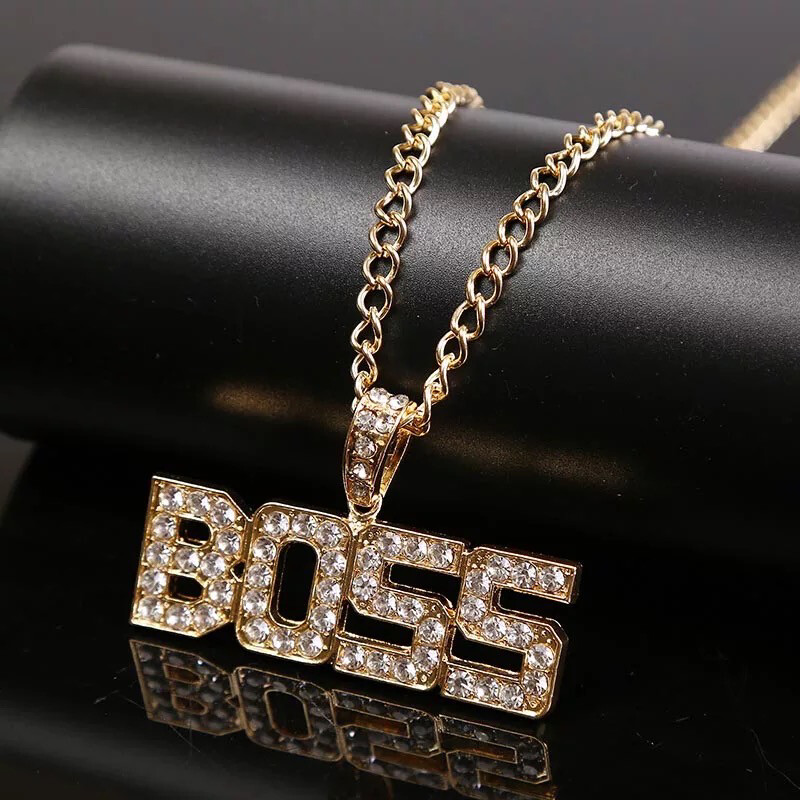 Gold Boss Necklace