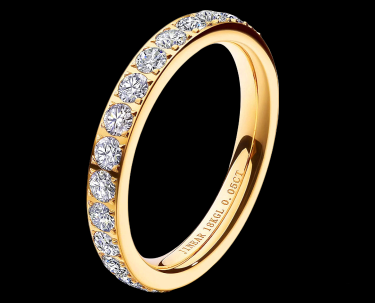 18k Diamond Gold Ring