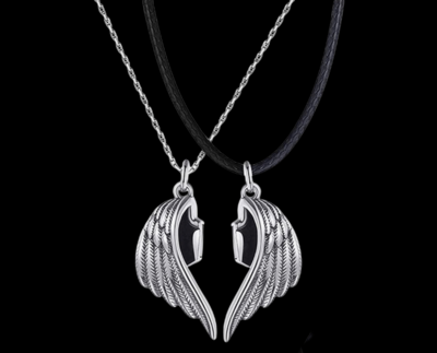 Magnetic Angel Demon Wing Necklace