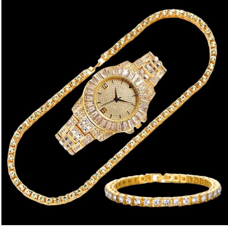 Luxury Watch Chain 3pc Set