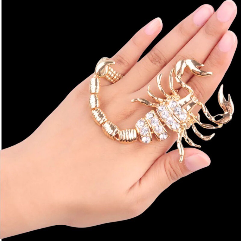 Scorpion Crystal Ring