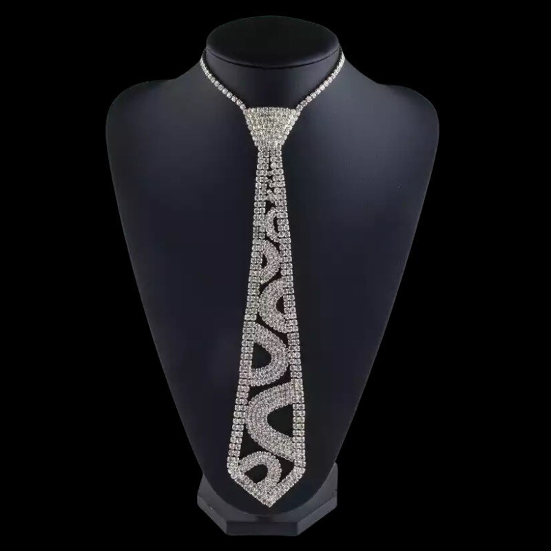 Diamond Tie Necklace