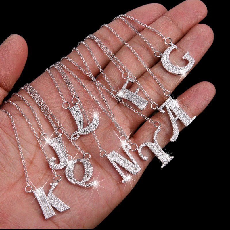 Letter Pendant Necklace