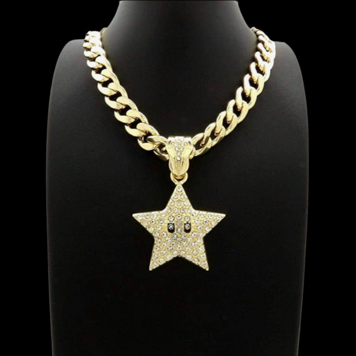 Gold Star Pendant Chain