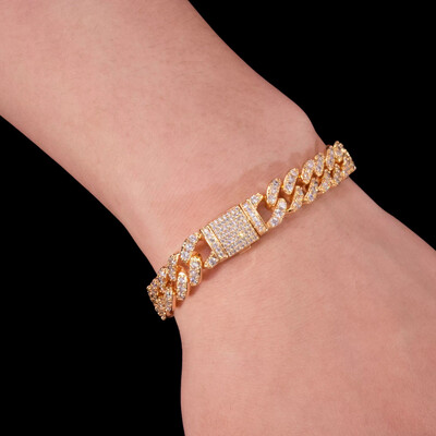 24k Gold Cuban Link Bracelet