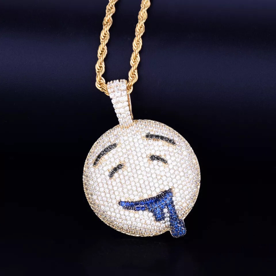 Emoji Drool Pendant Chain