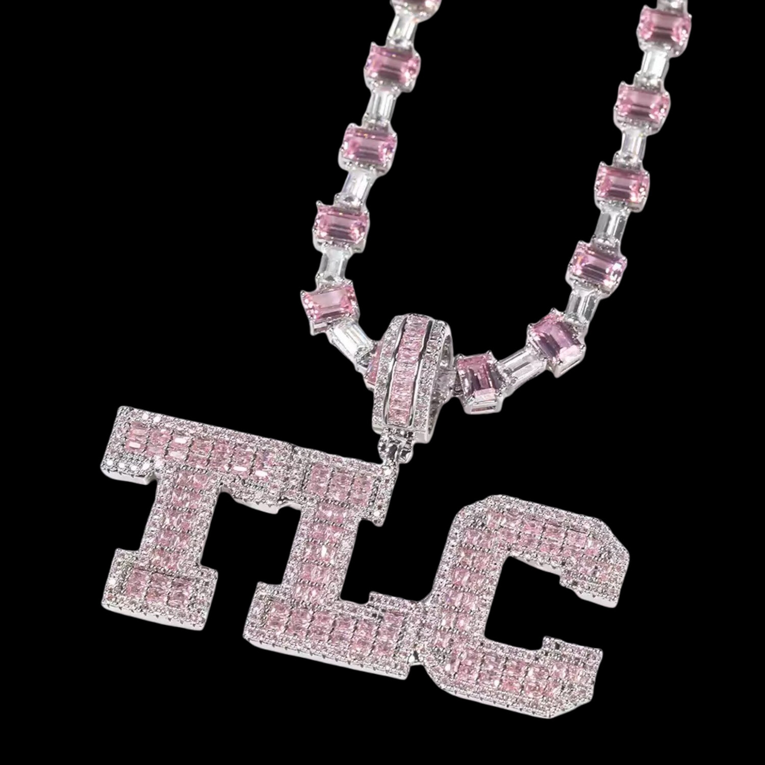 Pink Lady Name Necklace