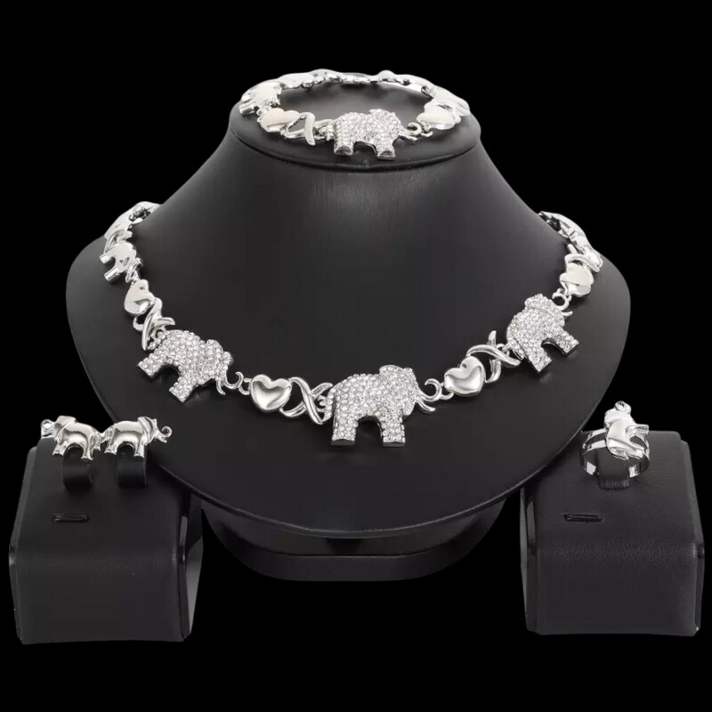 Goddess Elephant Jewelry Set