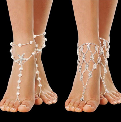 Barefoot Diva Anklets ( 2 Pairs )