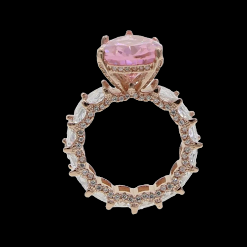 Beauty Pink Diamond Ring
