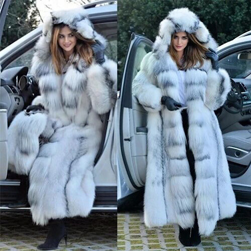 Fox Fur Winter Coat