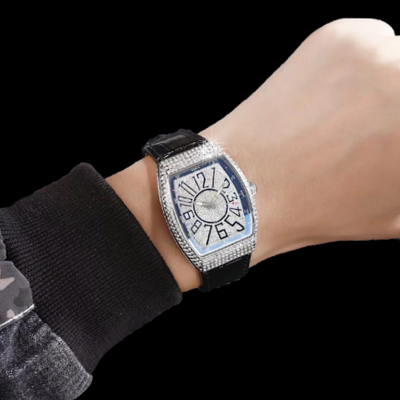 Iced Out Full Stone Watch