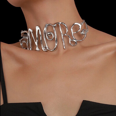 Exaggerated Name Necklace 