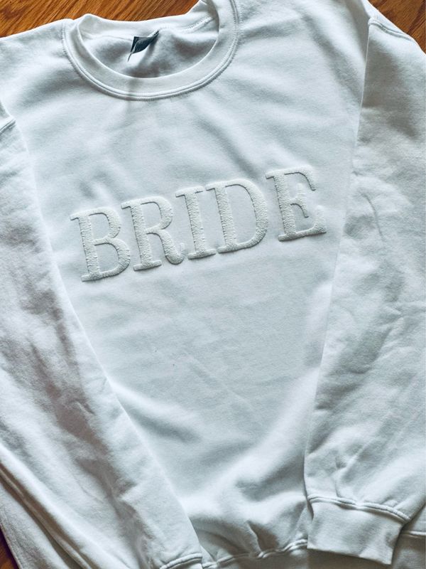 Bride Puff Crewneck