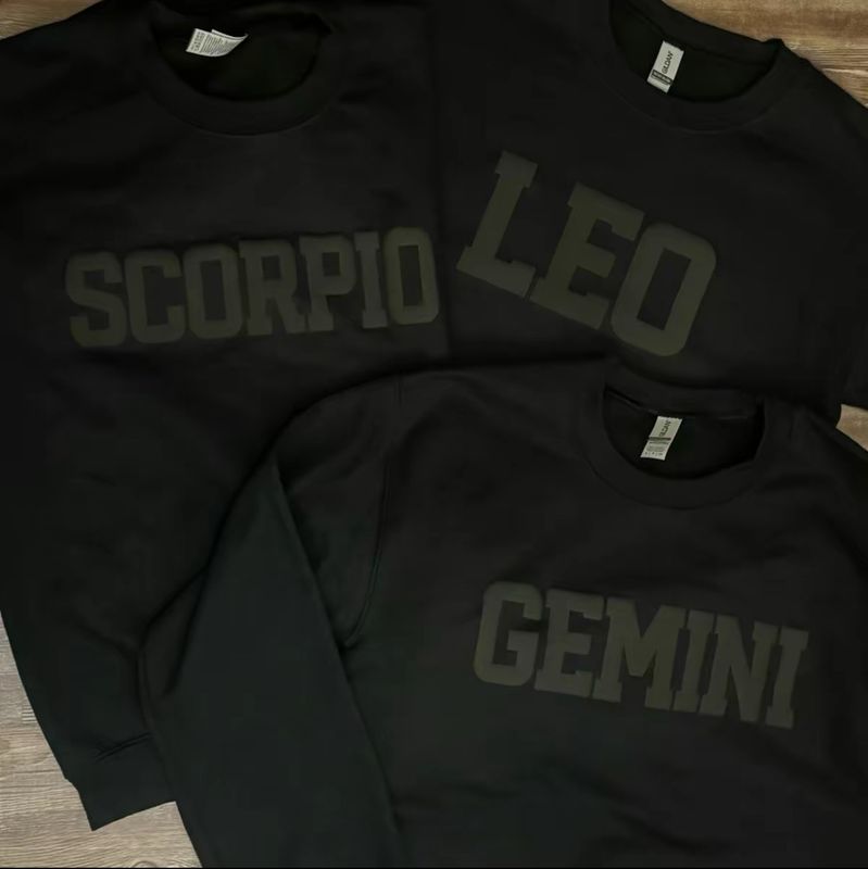 Zodiac Puff Sweatshirt