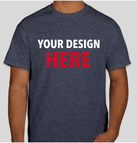 Two Color Design Bulk Tee
