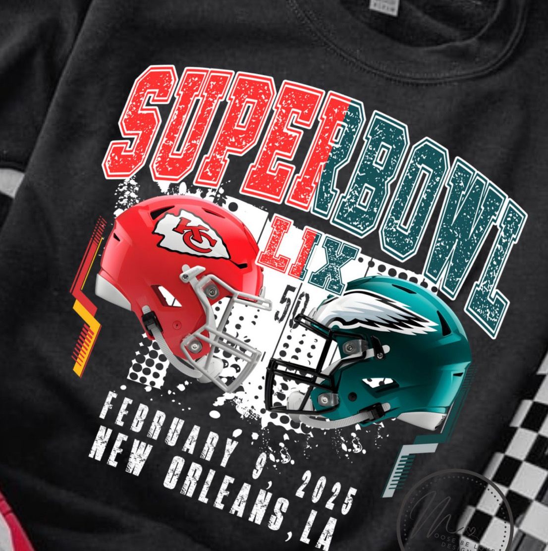Super Bowl LIX Distressed