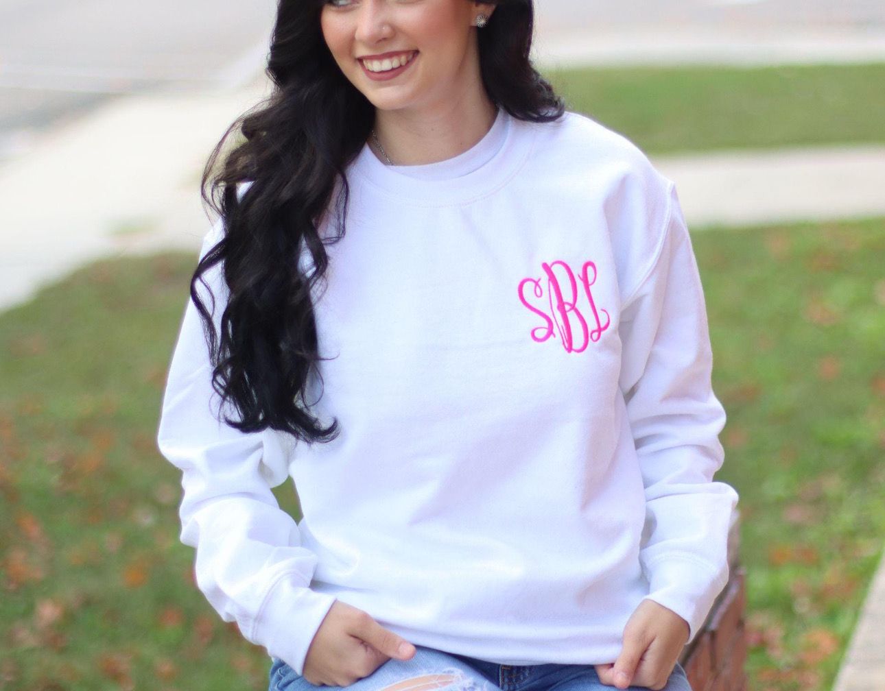 Monogram Midweight Crewneck
