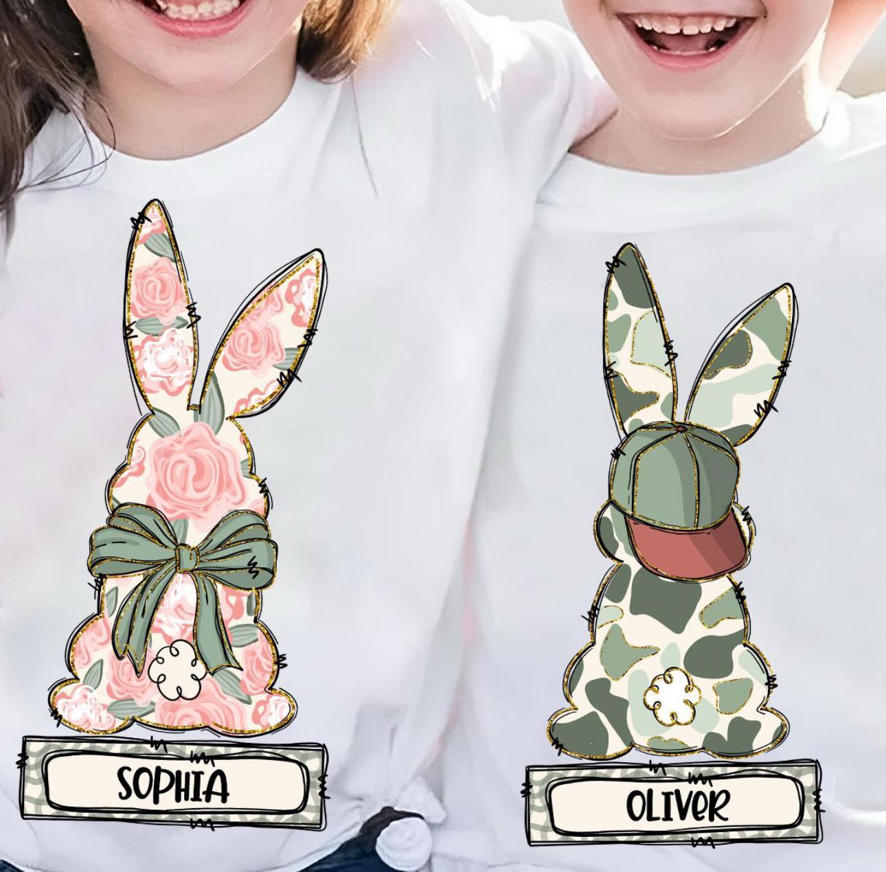Personalized Bunny Tee