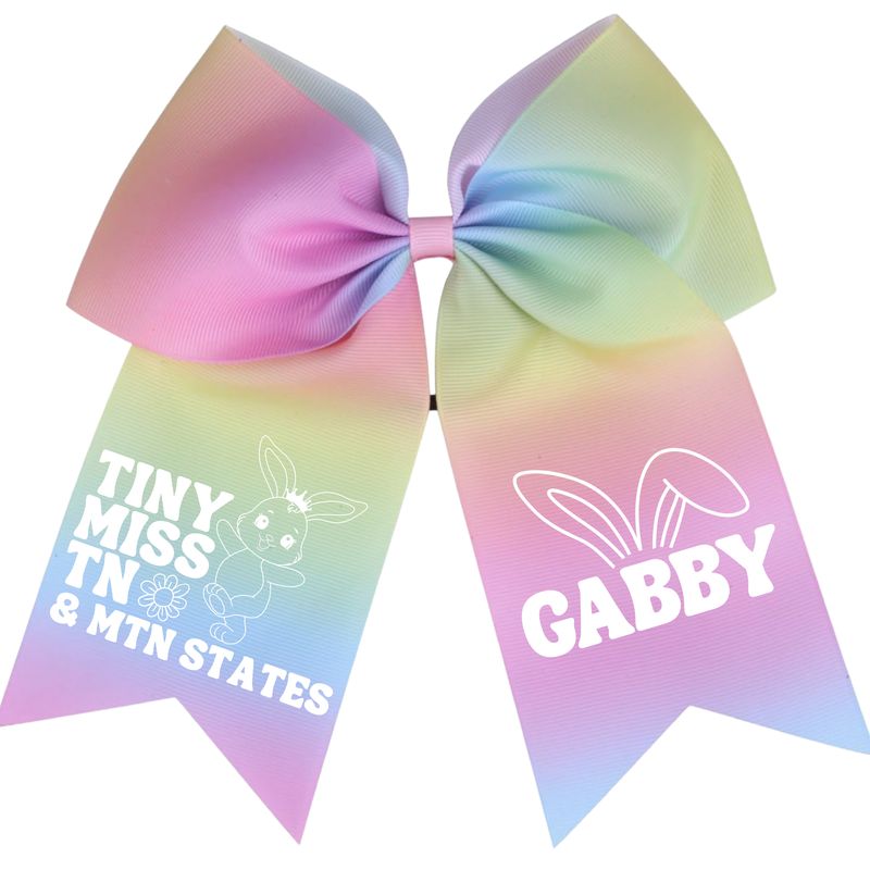 Tiny Miss TN/Mtn States Personalized Hair Bow