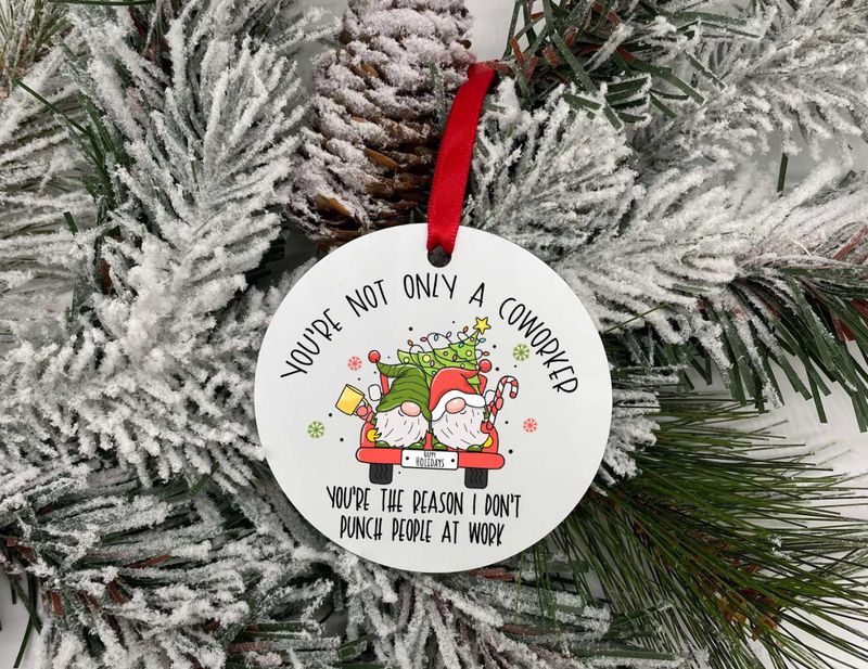 Punch People At Work Ornament
