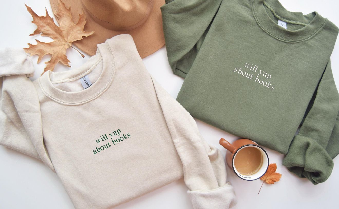 Will Yap About Books Crewneck